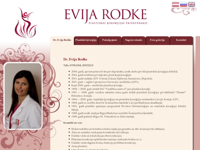 Evijas Rodkes privātprakse, 